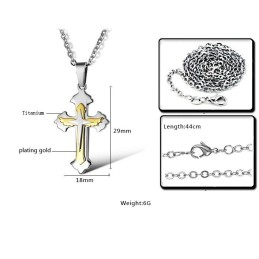 Ampia Varietà Di Collana Con Croce In Titanio