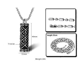 Collana In Titanio In Stile Nazionale Di Fama Mondiale