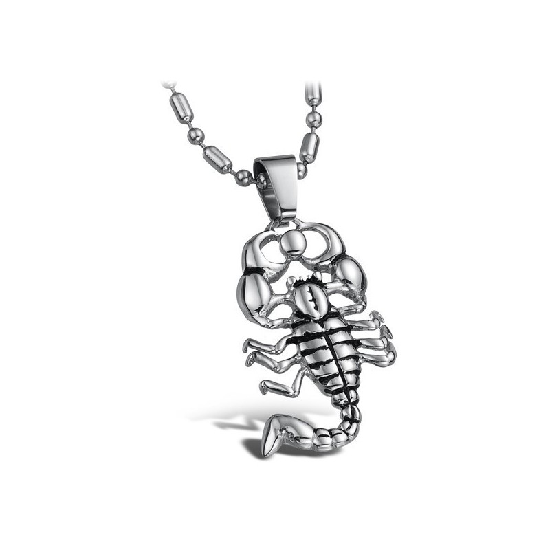 Collana In Titanio Di Alta Qualità Con Scorpione Collana In Titanio Di Alta Qualità Con Scorpione