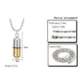 Collana In Titanio Con Croce Di Alta Qualità