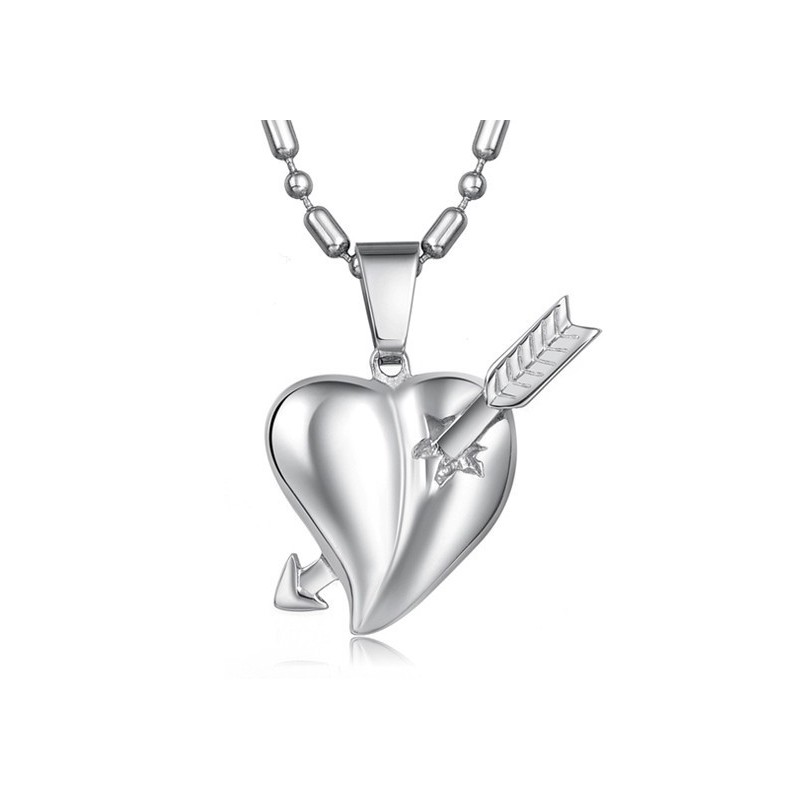 Collana In Titanio Con Cuore Da Donna Venduta Bene In Tutto Il Mondo Collana In Titanio Con Cuore Da Donna Venduta Bene In Tutto Il Mondo