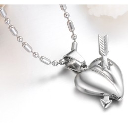 Collana In Titanio Con Cuore Da Donna Venduta Bene In Tutto Il Mondo