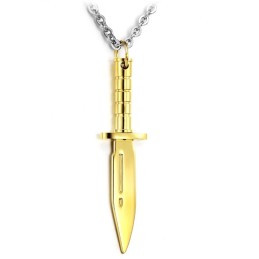 Collana In Titanio Dorato Completa Nelle Specifiche