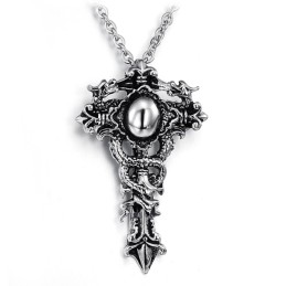 Ampia Varietà Di Collana Con Croce In Titanio