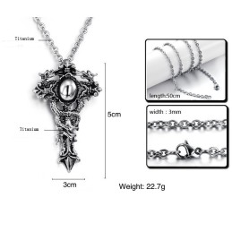 Ampia Varietà Di Collana Con Croce In Titanio