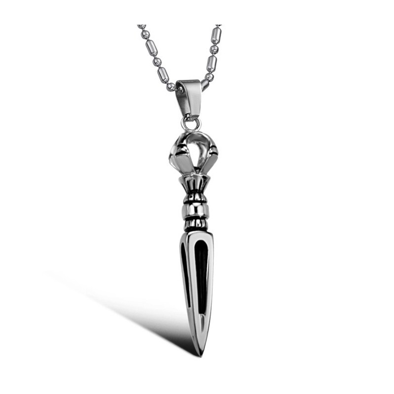Collana Prismatica In Titanio Da Uomo Di Alta Qualità Collana Prismatica In Titanio Da Uomo Di Alta Qualità