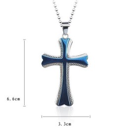 Nobile Ciondolo E Collana In Titanio Dorato, Regalo Di Moda