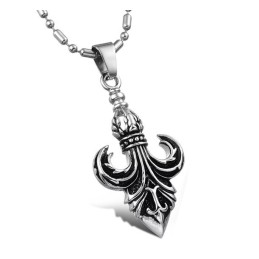 Collana Classica In Titanio Da Uomo Facile Da Usare