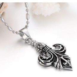 Collana Classica In Titanio Da Uomo Facile Da Usare