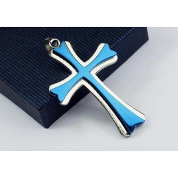 Nobile Ciondolo E Collana In Titanio Dorato, Regalo Di Moda