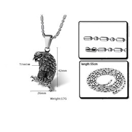 Collana In Titanio A Forma Di Aquila Di Qualità Queen Of The Quality