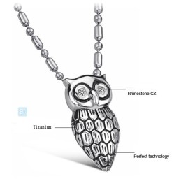 Ampia Varietà Di Collana In Titanio A Forma Di Gufo