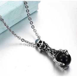 Collana In Titanio Con Teschio, Qualità E Quantità Garantite