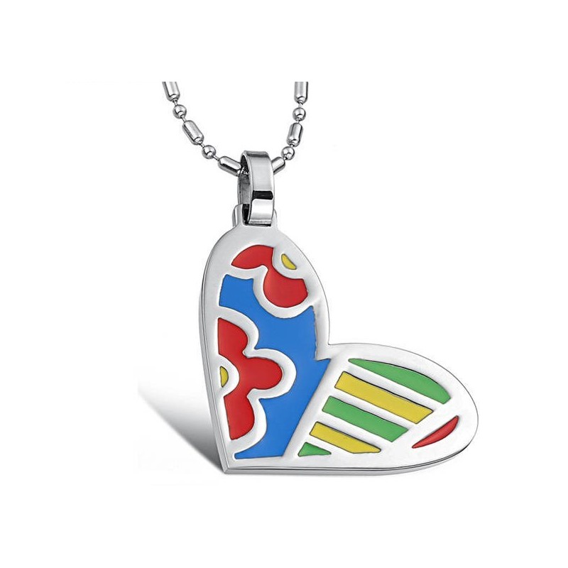Collana In Titanio Con Cuore Da Donna Di Qualità Affidabile Collana In Titanio Con Cuore Da Donna Di Qualità Affidabile