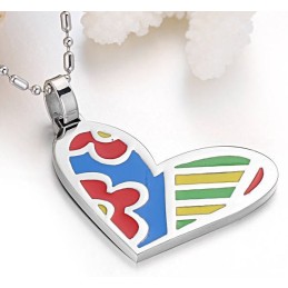 Collana In Titanio Con Cuore Da Donna Di Qualità Affidabile