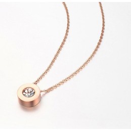 Collana Da Donna In Titanio Di Qualità Stabile Con Strass