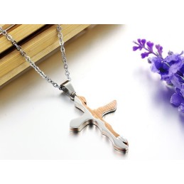 Collana In Titanio Con Croce E Reputazione Affidabile