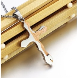 Collana In Titanio Con Croce E Reputazione Affidabile