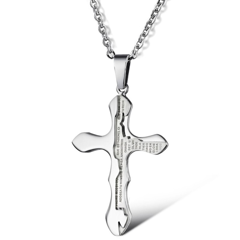 Collana In Titanio Con Croce Facile Da Usare Collana In Titanio Con Croce Facile Da Usare