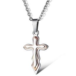 Collana Con Croce In Titanio Venduta Bene In Tutto Il Mondo