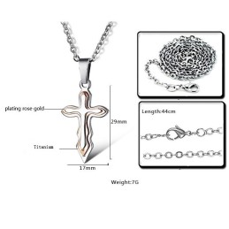 Collana Con Croce In Titanio Venduta Bene In Tutto Il Mondo