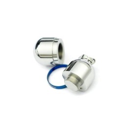 Collana Con Ciondolo A Forma Di Pillola In Titanio Puro E Argento Love Forever