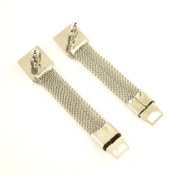 Gemelli In Titanio Dal Design Speciale Con Diamante