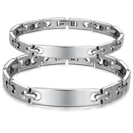 Bracciale Antifatica In Titanio Di Qualità Stabile Per Gli Amanti