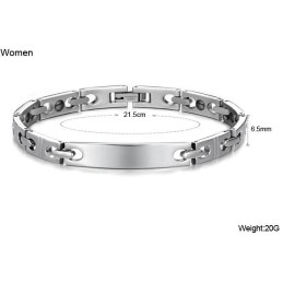 Bracciale Antifatica In Titanio Di Qualità Stabile Per Gli Amanti