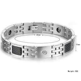 Bracciale In Titanio Per La Salute, Di Qualità Stabile, Per Gli Amanti
