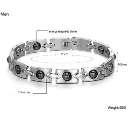 Bracciale Antifatica In Titanio Dalle Prestazioni Affidabili Per Gli Amanti