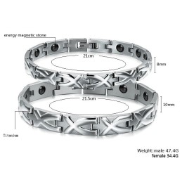 Bracciale Antifatica In Titanio Di Qualità Affidabile Per Gli Amanti