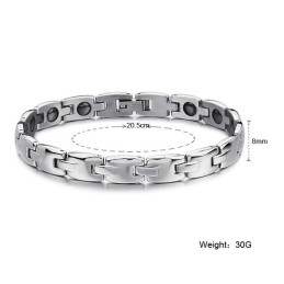 Bracciale In Titanio Magnetico Per La Salute, Noto Per La Sua Qualità Eccellente, Per Gli Amanti