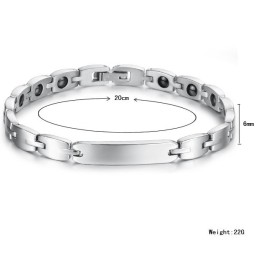 Bracciale In Titanio E Magnetite Per La Salute, Venduto Bene In Tutto Il Mondo, Per Gli Amanti