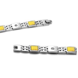 Bracciale In Titanio Magnetico Di Qualità Superiore Per Amanti Con Strass