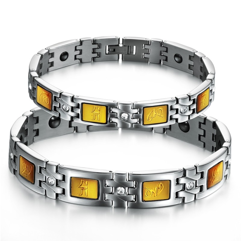 Bracciale In Titanio Magnetico Per La Salute, Di Qualità Affidabile, Per Gli Amanti Bracciale In Titanio Magnetico Per La Salute, Di Qualità Affidabile, Per Gli Amanti