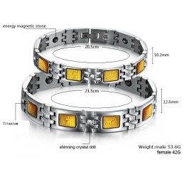 Bracciale In Titanio Magnetico Per La Salute, Di Qualità Affidabile, Per Gli Amanti