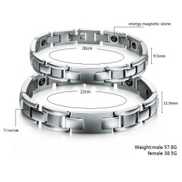 Bracciale In Titanio Magnetico Di Ottima Qualità Per Gli Amanti Della Salute
