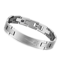 Per Godere Di Un'Alta Reputazione In Patria E All'Estero Bracciale In Titanio Per Amanti Con Diamante