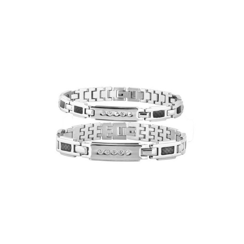 Bracciale In Titanio Di Qualità Stabile Con Magnete Per Gli Amanti Bracciale In Titanio Di Qualità Stabile Con Magnete Per Gli Amanti