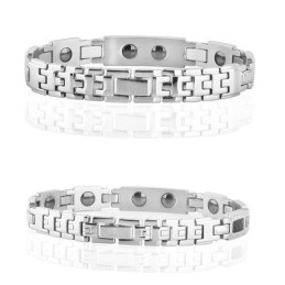 Bracciale In Titanio Di Qualità Stabile Con Magnete Per Gli Amanti
