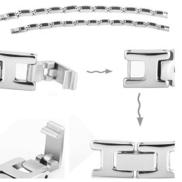 Bracciale In Titanio E Magnetite Queen Of Quality Health Per Amanti Con Diamante