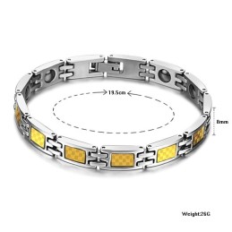 Bracciale Antifatica In Titanio Di Alta Qualità Per Gli Amanti