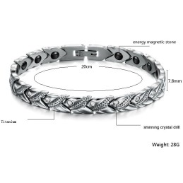 Bracciale In Titanio Magnetico Per La Salute, Rinomato In Tutto Il Mondo