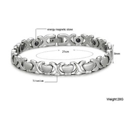 Bracciale Antifatica In Titanio Di Alta Qualità Per Donna