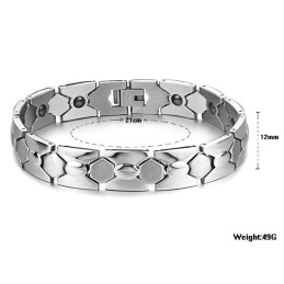 Bracciale Antifatica In Titanio Con Magnete Per Uomo Dalle Prestazioni Affidabili