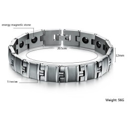 Bracciale Antifatica In Titanio Di Qualità Stabile Per Uomo