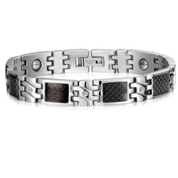 Bracciale In Titanio Con Magnete Di Fama Mondiale