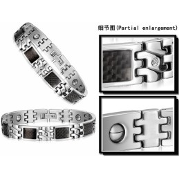 Bracciale In Titanio Con Magnete Di Fama Mondiale