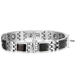 Bracciale In Titanio Con Magnete Di Fama Mondiale
